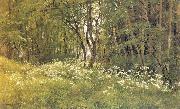 Ivan Shishkin Flowers on the Edge of a Wood Spain oil painting artist